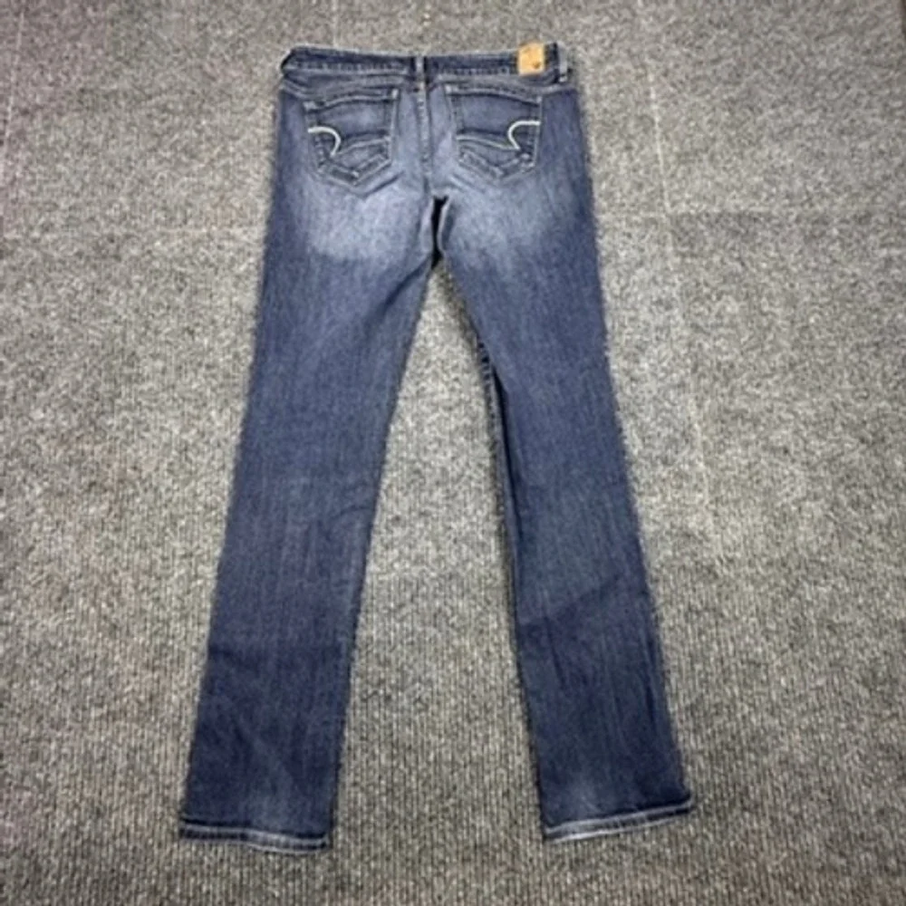 American Eagle Skinny Jeans Womens 10 Regular Medium Wash Stretch Denim